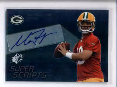 Matt Flynn 2008 Upper Deck Spx Super Scripts Autograph Auto Aj7833 • $10.49