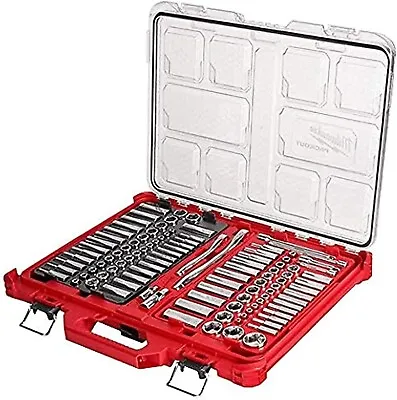 48-22-9486 1/4 -3/8” Ratchet Socket Set W/PACKOUT Case - 106pc • $217.55