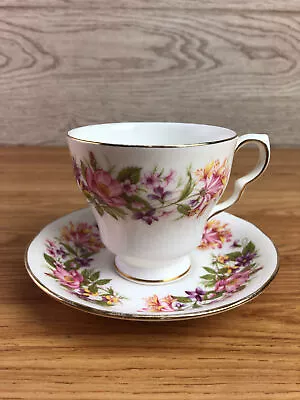 Colclough Bone China Cup And Saucer Wayside Honeysuckle • £12.99