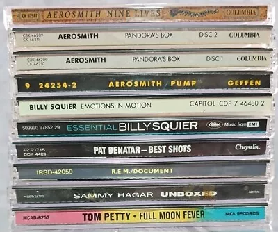 1980's Rock Bands Lot Of (10) CD's From 80's • $14.99