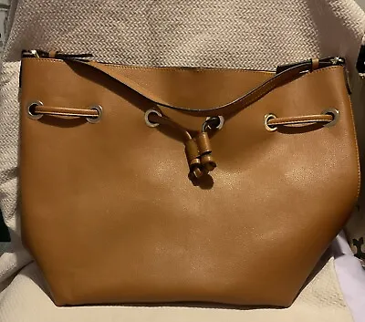 H&m Caramel Colour Large Handbag With Attached Purse Inside • £10