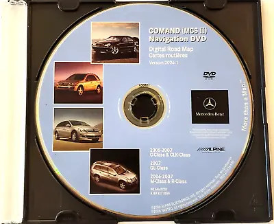 2005 - 2007 Mercedes Benz Command MCS II Navigation GPS DVD USA & Canada Maps • $79