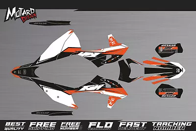 Graphics Kit For KTM EXC EXC-F 125 250 300 350 450 2020 2021 2022 2023 Decals • $252.89