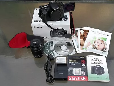 Canon EOS 600D SLR Camera With 18-55mm Lens • $320