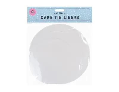 £2.99 • Buy 40 Pack Of Nonstick Round (6 ,7 ,8 ,9 ) Inch Greaseproof Paper Cake Tin Liner
