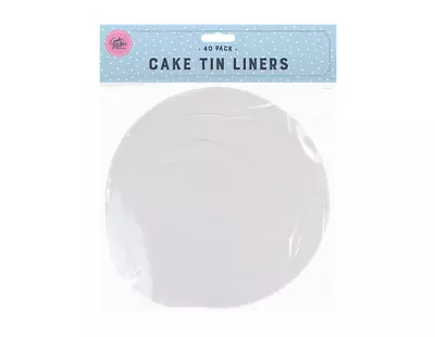 £2.99 • Buy 40 Pack Of Nonstick Round (6 ,7 ,8 ,9 ) Inch Greaseproof Paper Cake Tin Liner