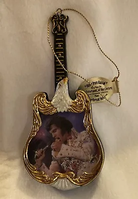 ALOHA FROM HAWAII ELVIS PRESLEY MUSICAL GUITAR ORNAMENT Entertainer Of Century • $14.95