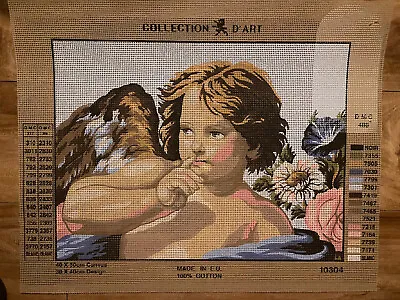 $29.99 • Buy Needlepoint Canvas 40x50 Angel Canvas Only