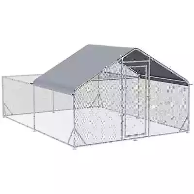 Medium Chicken Run Wire Mesh Enclosure Walk In Shelter Coop Hen Poultry Pet Cage • £202.79