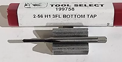 2-56 3 Flute HSS GH1 Straight Flute Bottom Tap New Liberty Tool • $12.90