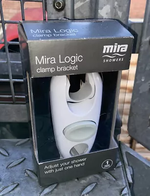 Mira Logic Clamp Bracket Assembly Shower Head Holder In White - BNIB - £13 - • £13