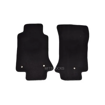 Fit For 2005-2013 Chevy Corvette C6 Black Nylon Carpet Floor Mat 2 Pcs New • $32.88