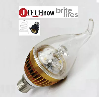 New E14 E12 Candle 6W Warm White Light Super Energy Saving LED Bulb. • $7.99