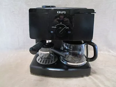 Krups XP1500 Coffee Maker And Espresso Machine Combination New Pre-owned No Box • $74.99