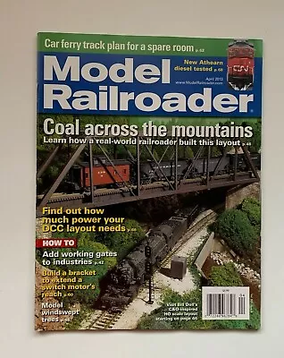 Model Railroader Magazine April 2013 Coal Across The Mountains DCC Layout  • $10.04