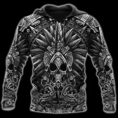 Personalized Mexico Aztec People Mexican American 3D Hoodie Size S-5XL • $26.55