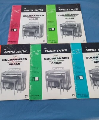 $8.09 • Buy 5 Pointer System For The Gulbransen Organ Books 1-5 Music Books 