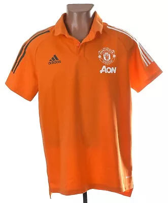 Manchester United 2020/2021 Football Polo Shirt Jersey Adidas Size L • $34.19