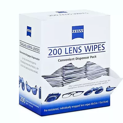 £2.30 • Buy Zeiss Optical Lens Cleaning Glasses Phone Screen Camera 50,100,200 Or 400 WIPES