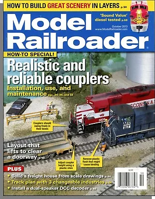 Model Railroader - 2013 October - Realistic And Reliable Couplers     • $4.99