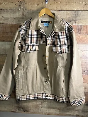 Vintage The Hip-Hop Elements Denim And Plaid Jacket Men’s Size Large  Russia Rap • $40