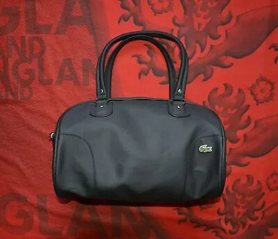 Lacoste PVC Women Bag Black Luxury Fashion Casual Ladies Accessoires • $153.99