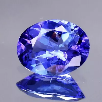 2.08ct 9.7x7.5mm VS Oval Natural AAA Violet Blue Tanzanite Tanzania • $53