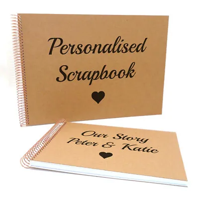 Personalised Scrapbook: Craft Cover In A4 & A5 With Up To 150 Pages • £7.99