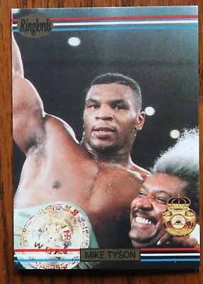 1991 Ringlords Boxing Mike Tyson Sample Card EX/MT • $19.95