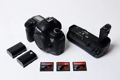 Beloved Cann EOS 5D Mark III 22.3 MP Digital SLR Camera (Body Only) With Grip • $1500