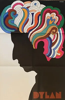 Bob Dylan Poster - By Milton Glaser - Original From The '60s - FREE SHIPPING • $74.95