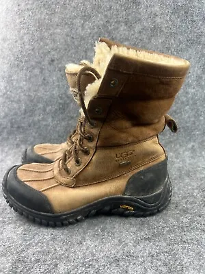 UGG Australia Adirondack II Boots Women’s 6 Brown 5469 Lace Up Waterproof • $27