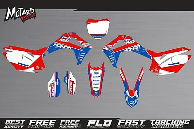 Honda CRF 450 R 2013 2014 2015 2016 Graphics Kit Premium Decals Stickers Design • $276.61