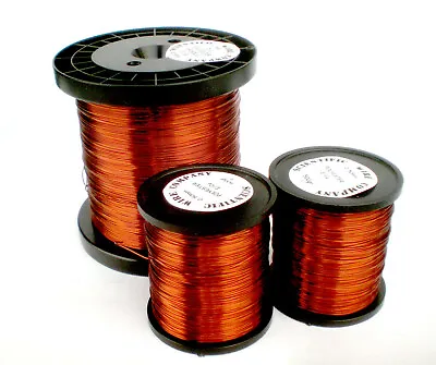 £6.59 • Buy 0.19mm - Hi Temp ENAMELLED COPPER WINDING WIRE, 36 Swg  ,COIL WIRE - 125grams