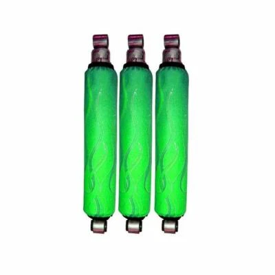 $29.76 • Buy Kawasaki V-Force KFX 700 Green Ghost Flame ATV Shock Cover #M203310