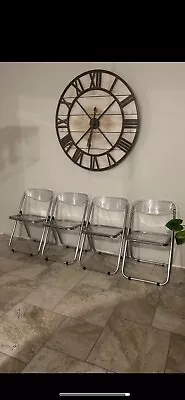 Vintage Lucite Folding Chairs • $350