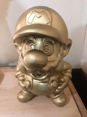 Super Rare! Super Mario Golden Statue Not For Sale Limited To Nintendo Dealers • $598.98
