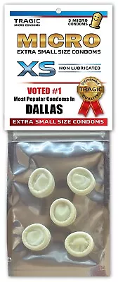 Dallas SMALL MINI CONDOMS - Texas Gag Joke Xmas Stocking Stuffer Bachelor Party • $3.99