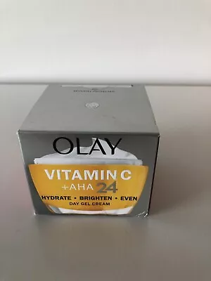 Olay Vitamin C + AHA24 Day Gel Face Cream - 50ml New Sealed Box. • £10