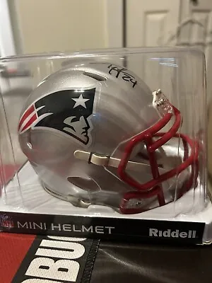 $85 • Buy Ty Law Signed Autographed New England Patriots Riddell Speed Mini Helmet Tristar