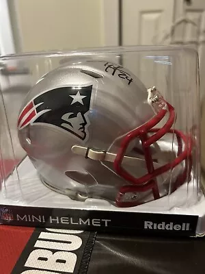 $85 • Buy Ty Law Signed Autographed New England Patriots Riddell Speed Mini Helmet Tristar