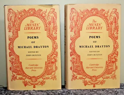 $29.99 • Buy 1953 The Muses' Library Poems Of Michael Drayton Volume One And Two John Buxton