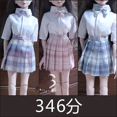 BJD Doll Clothing Only Skirt+Shirt+Tie For 1/6 1/4 1/3 YoSD MSD SD Clothes • $15.99