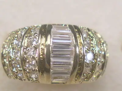 **** 4  Rings Designer Vintage Simulated Diamond Cubic Zirconia Cz's  Lot 883 • $19.95