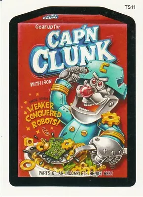 Wacky Packages Ts11 Rare Cap'n Clunk Series 6 Postcards Bonus Card Cereal Spoof • $112.47