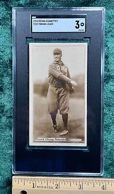 T222 1914 Fatima Thomas  Tommy  Leach SGC 3 VG (Very Good) Chicago Cubs • $650