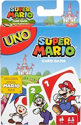 UNO Super Mario Card Game Animated Character Deck 112 Cards DRD00 • £4.90