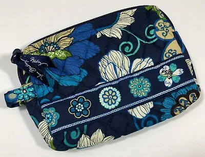 Vera Bradley Small Cosmetic In Mod Floral Blue  • $24.99