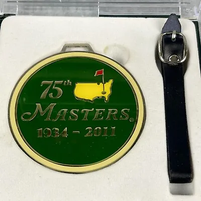 Masters Golf Bag Tag 2011 75th Anniversary Augusta National Tournament Course • $30