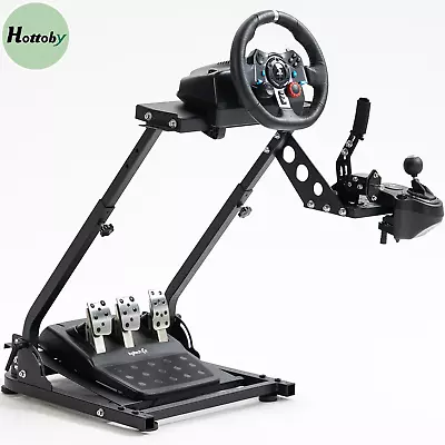 Hottoby Foldable  Racing Simulator Steer Adjustable Stand Fit Logitech G920 T128 • $89.99